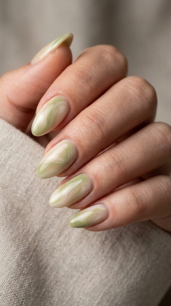 Matcha_latte_nail_art_photograph Matcha_latte_nail_art_photograph