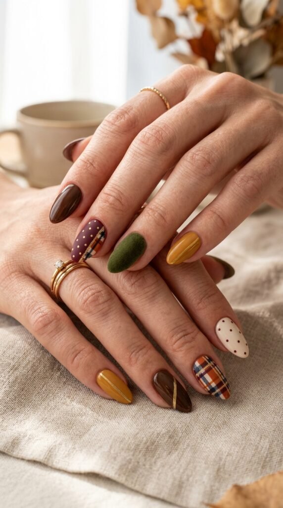 Mixed_Autumn_Nails_Manicure Mixed_Autumn_Nails_Manicure