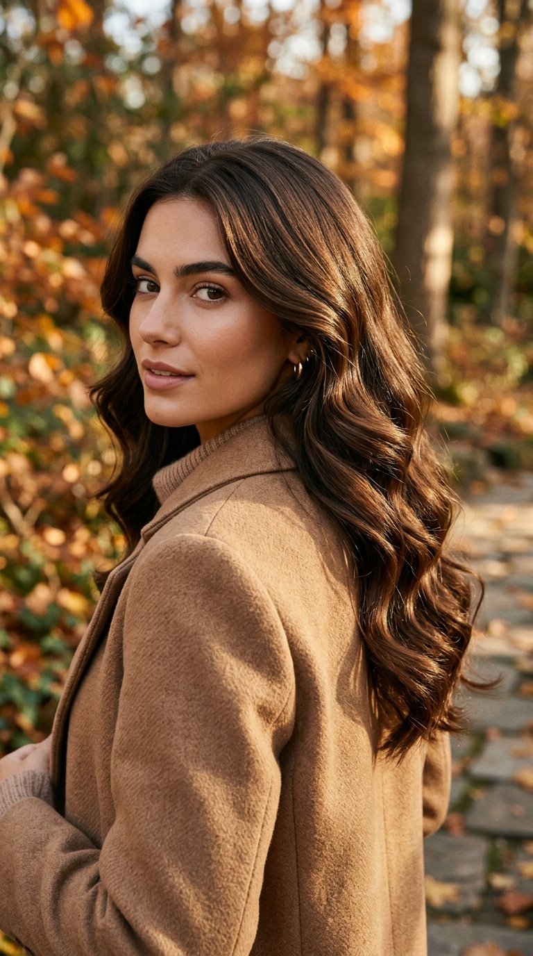 chocolate brown hair