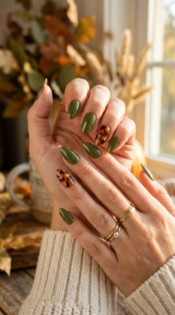 Olive_tortoiseshell_manicure Olive_tortoiseshell_manicure