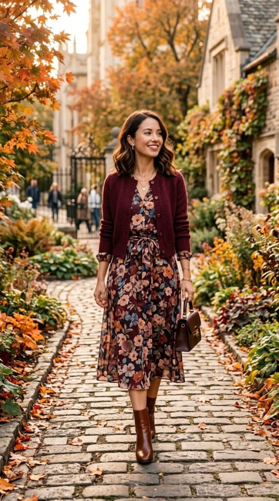 Petite_woman_wearing_floral_dress Petite_woman_wearing_floral_dress