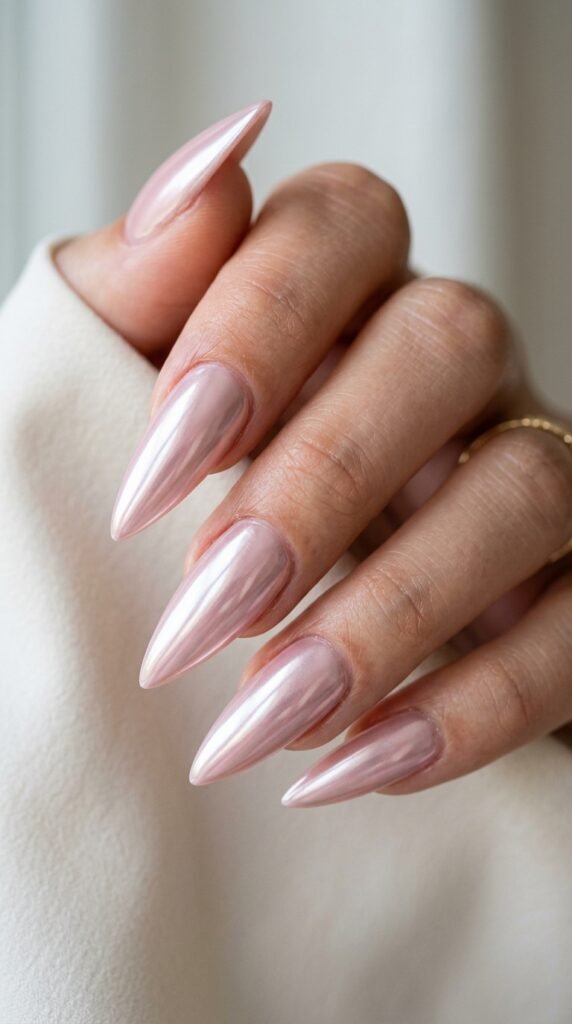 Pink_chrome_stiletto_nails Pink_chrome_stiletto_nails
