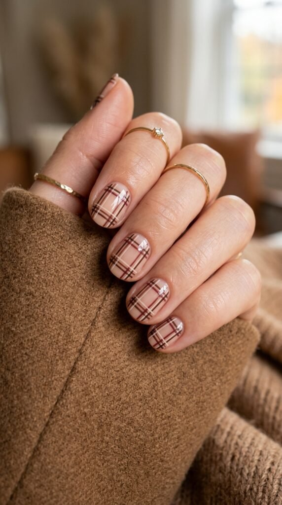 Plaid_manicure Plaid_manicure