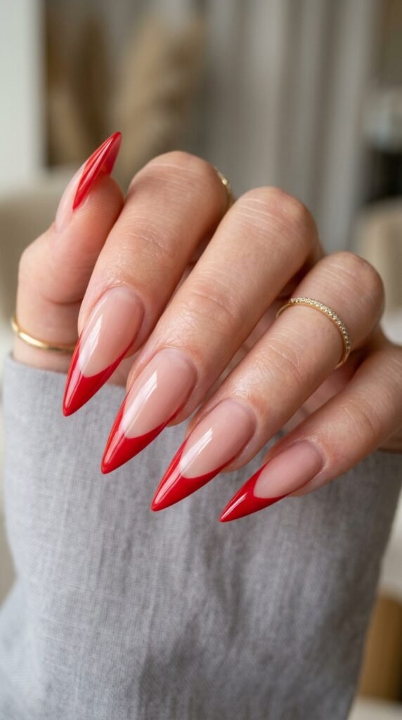 Red_French_tip_stiletto_nails_ Red_French_tip_stiletto_nails_