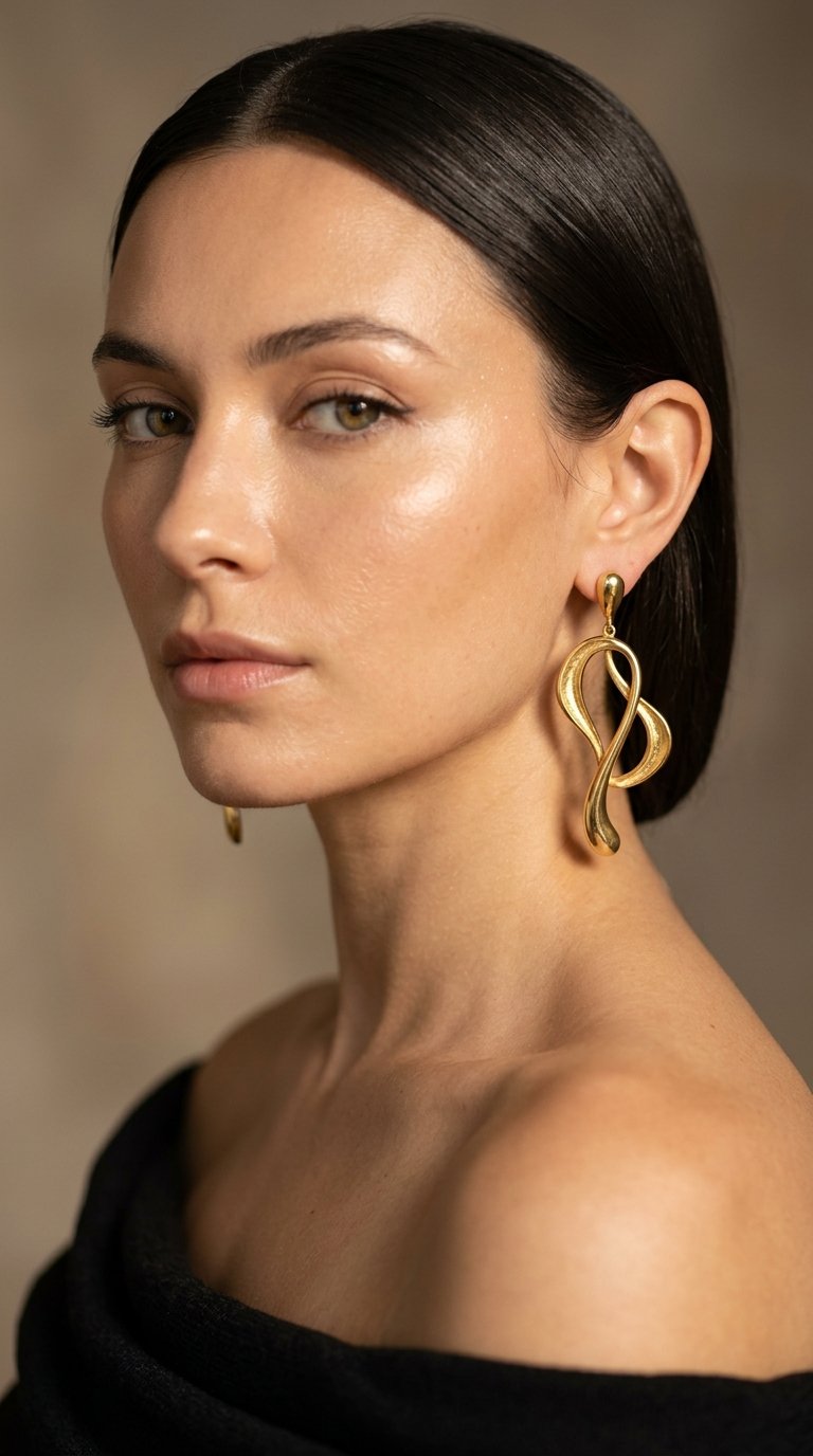 Sculptural_gold_drop_earrings
