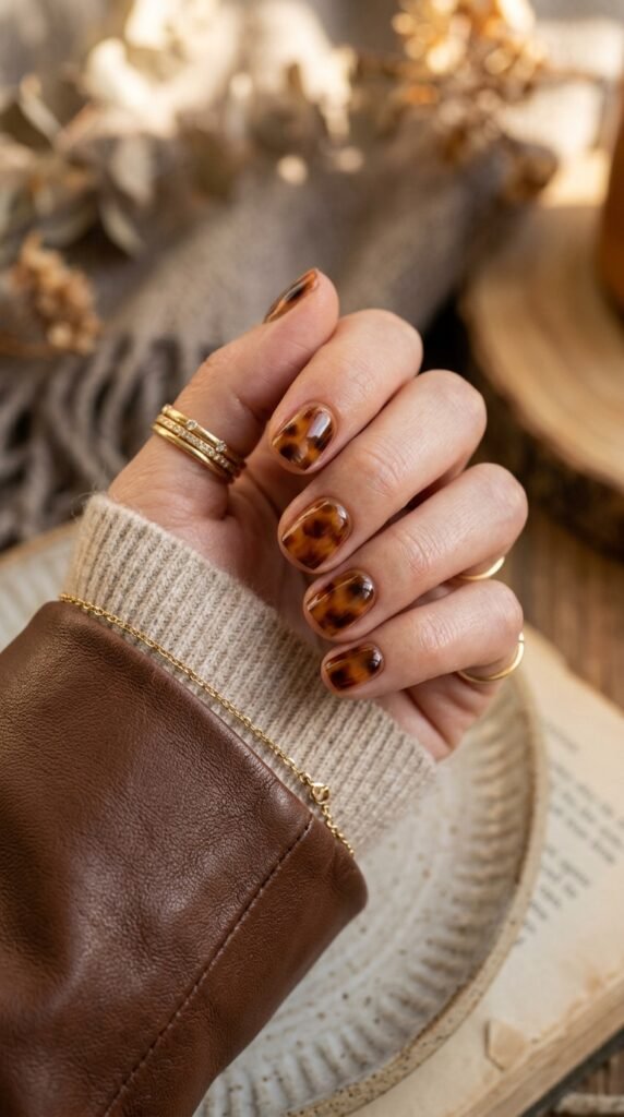 Short_tortoiseshell_nails_ Short_tortoiseshell_nails_