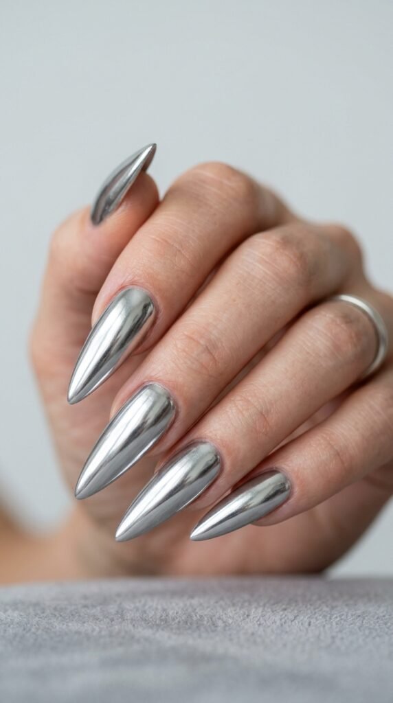 Silver_chrome_stiletto_nails Silver_chrome_stiletto_nails