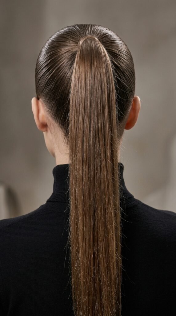 Sleek_high_ponytail_model_202608201630 Sleek high ponytail model 202608201630 first day of school hairstyles