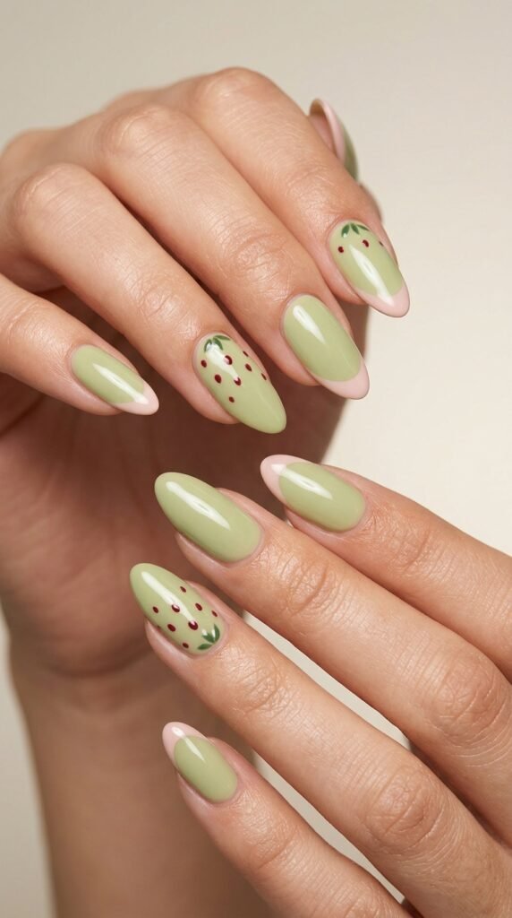 Strawberry_matcha_nail_manicure Strawberry_matcha_nail_manicure