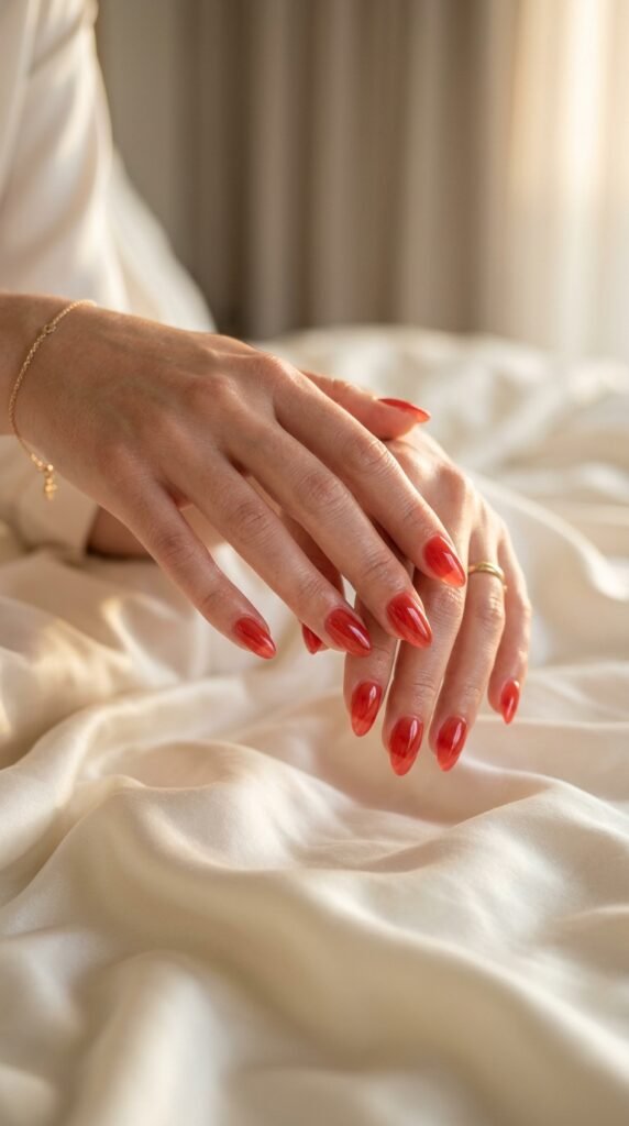 Tomato_jelly_nails_on_hands Tomato_jelly_nails_on_hands