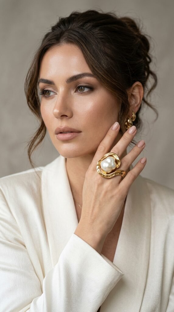 Woman_displaying_sculptural_pearlrings Woman_displaying_sculptural_pearlrings