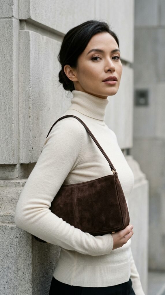 Woman_holding_suede_bag_ Woman_holding_suede_bag_