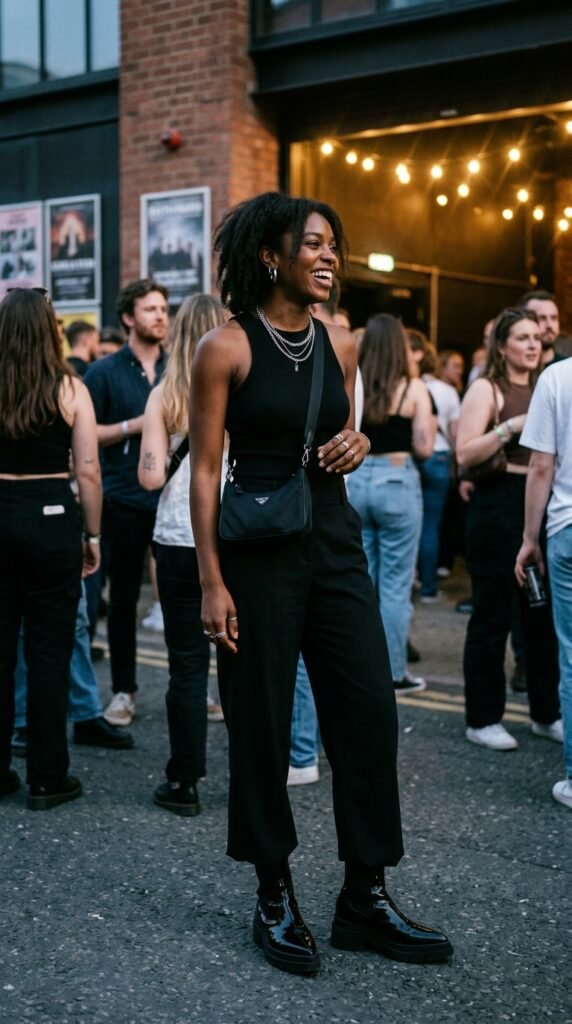 all black outfit for concert all black outfit for concert