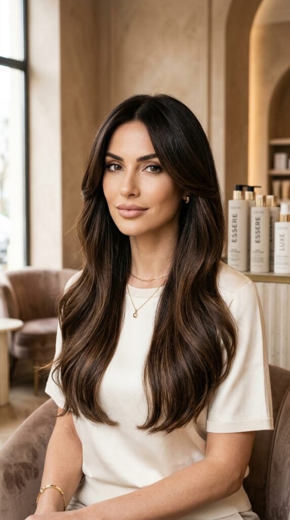 Woman_modeling_espresso_hair_ Woman_modeling_espresso_hair_
