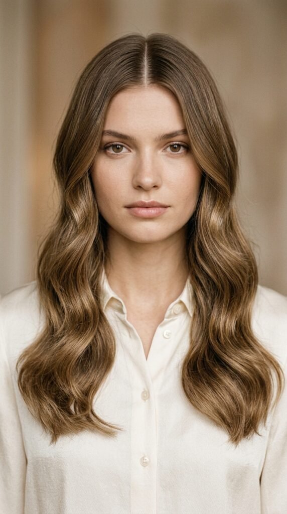 Woman_styling_hair_with_waves Woman_styling_hair_with_waves