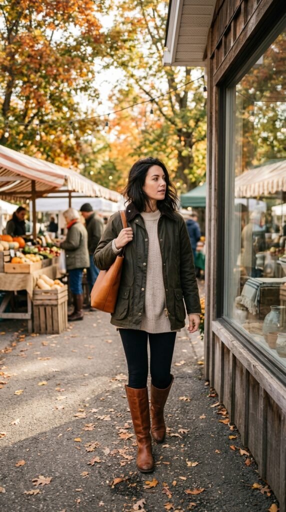 wax barn jacket with leggings wax barn jacket with leggings
