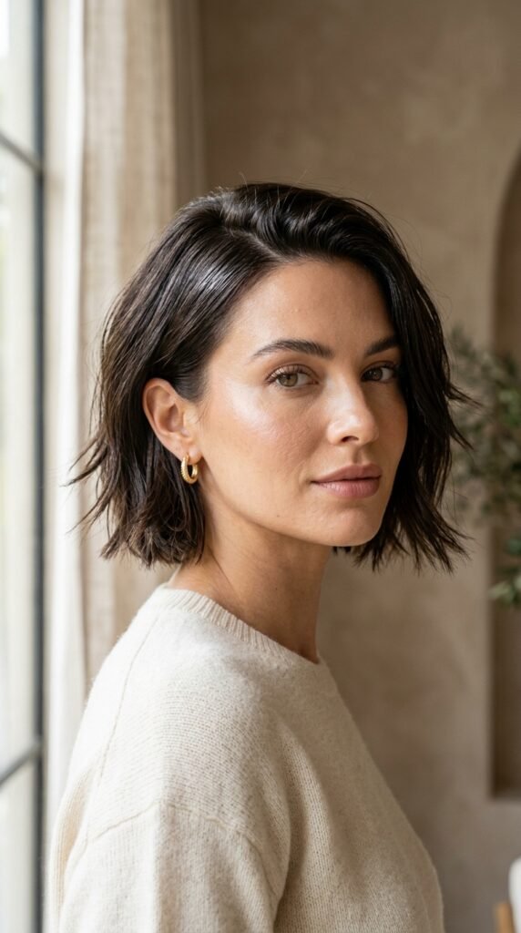 Woman_wearing_French_bob_ Woman_wearing_French_bob_