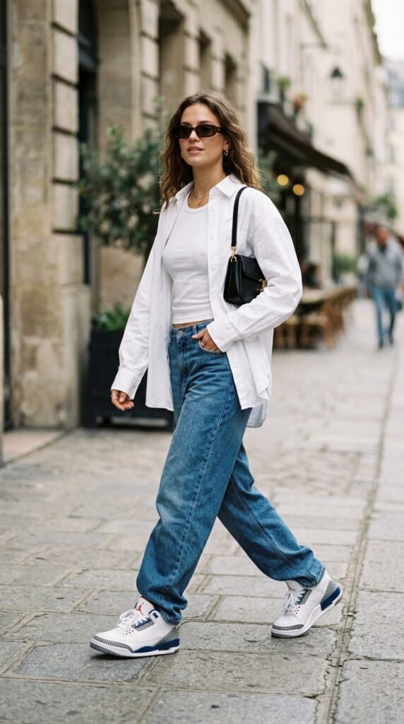 Woman_wearing_True_Blue_sneakers Woman_wearing_True_Blue_sneakers