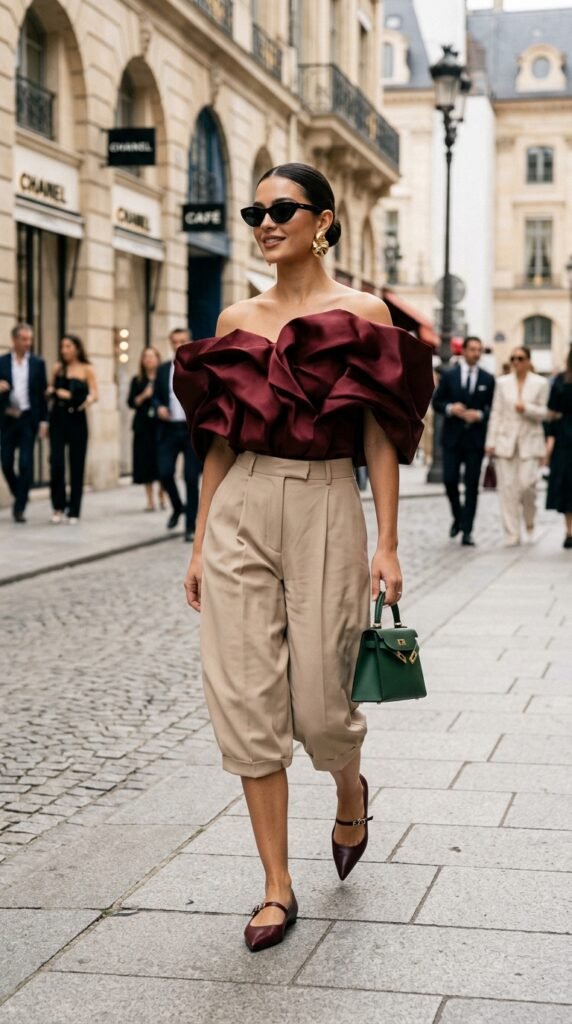 Woman_wearing_baggy_capris Woman_wearing_baggy_capris