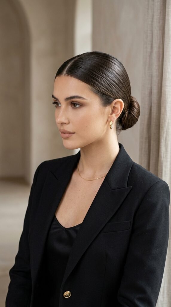 Woman_wearing_black_tailored_blazer Woman_wearing_black_tailored_blazer