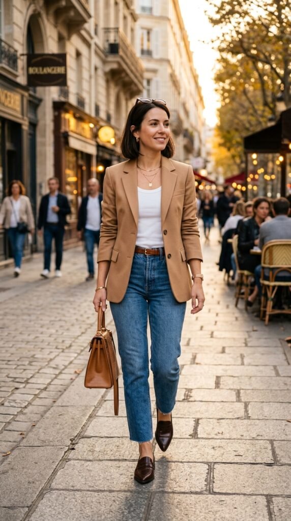 Woman_wearing_blazer_and_jeans_ Woman_wearing_blazer_and_jeans_