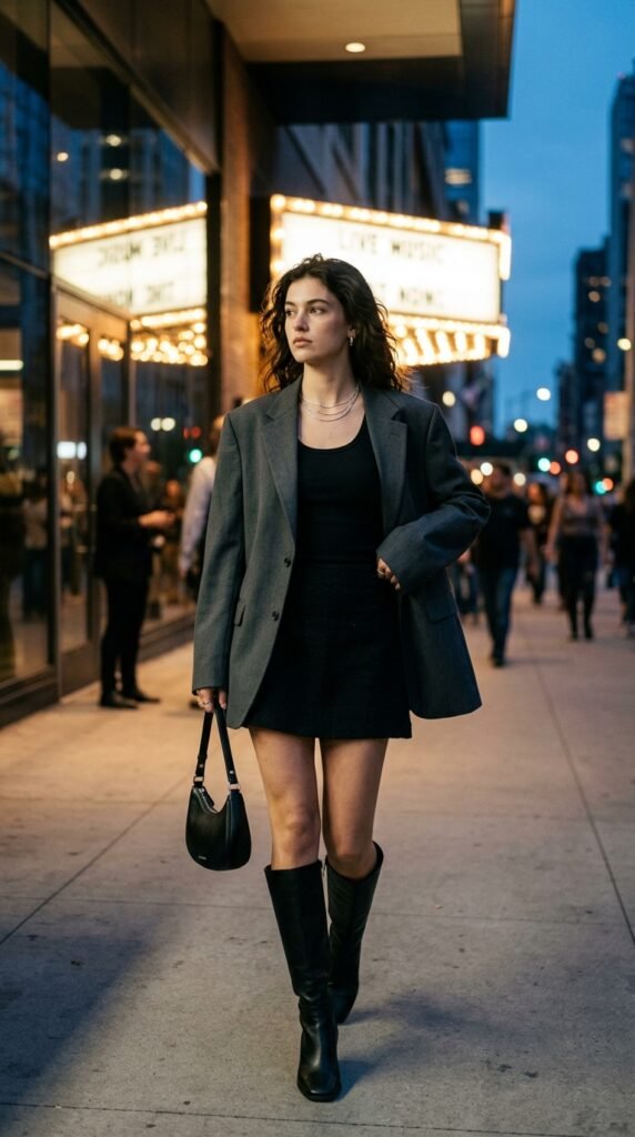 Woman_wearing_blazer_and_skirt Woman_wearing_blazer_and_skirt