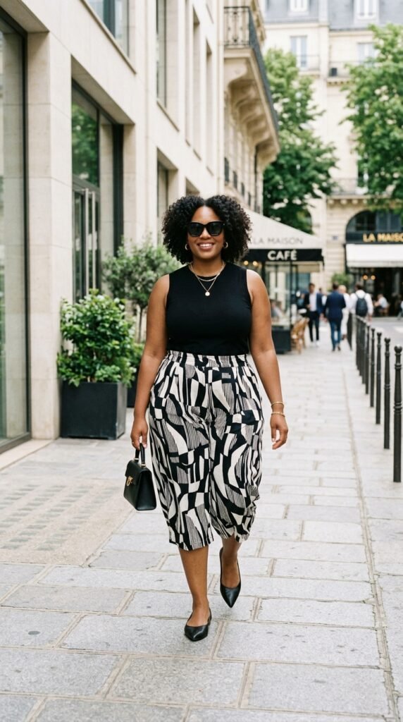 Woman_wearing_capris_and_top_ Woman_wearing_capris_and_top_