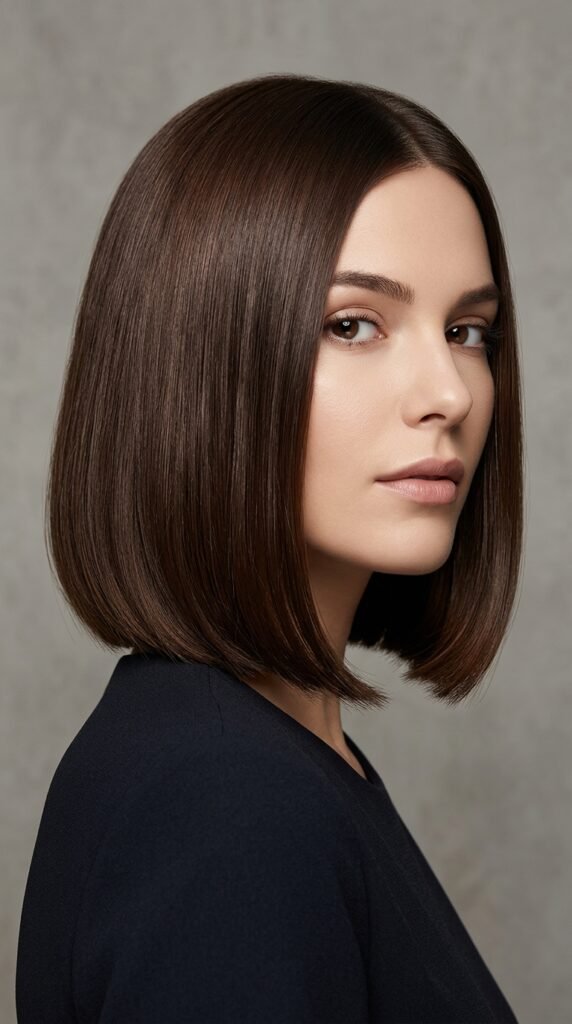 Woman_wearing_chocolate_brown_bob Woman_with_brown_hair_highlights