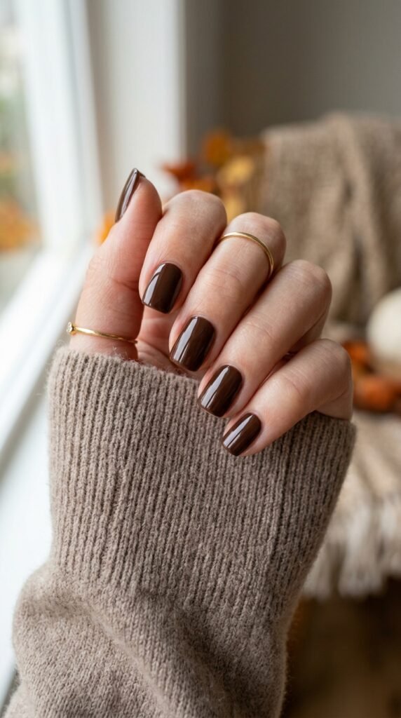Woman_wearing_chocolate_brown_nails Woman_wearing_chocolate_brown_nails