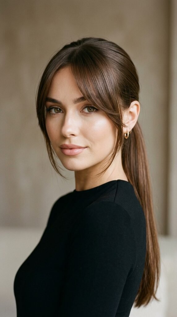 Woman_wearing_curtain_bangs_pony Woman_wearing_curtain_bangs_pony