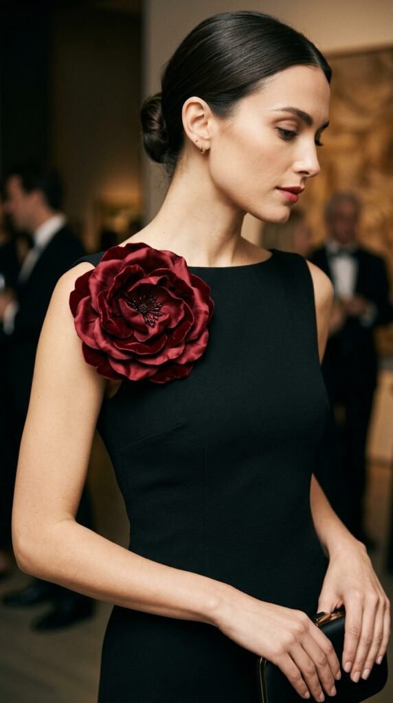 Woman_wearing_floral_brooch_dress Woman_wearing_floral_brooch_dress