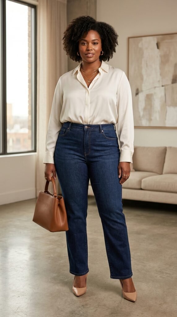 Woman_wearing_jeans_and_blouse Woman_wearing_jeans_and_blouse