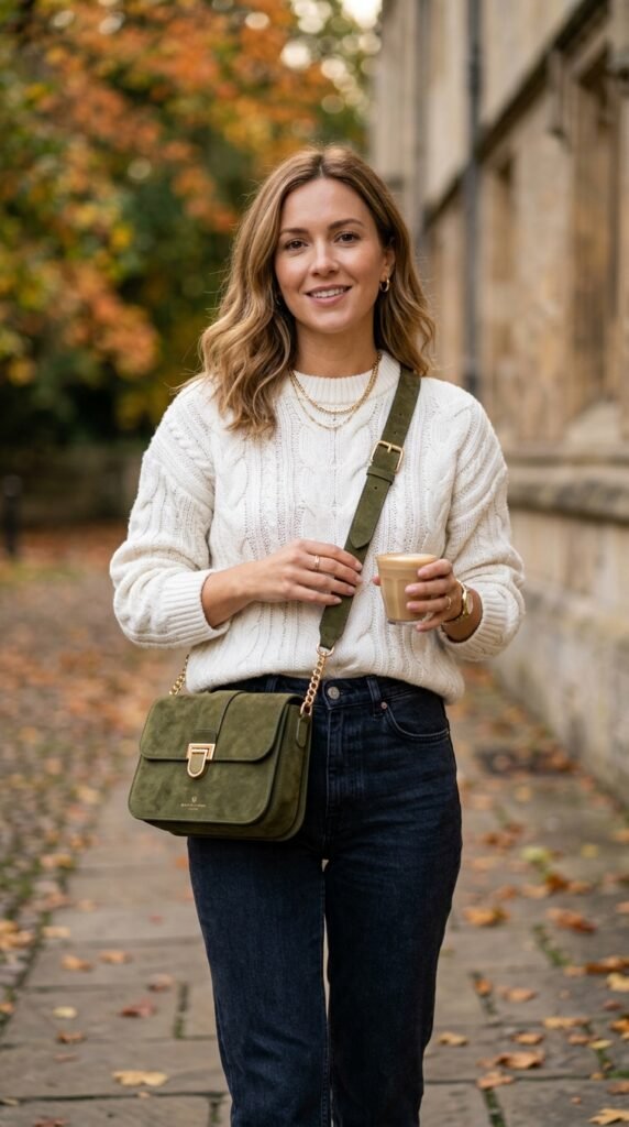 Woman_wearing_olive_green_crossbody Woman_wearing_olive_green_crossbody
