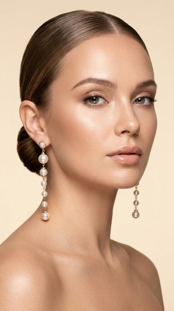 Woman_wearing_pearl_drop_earrings Woman_wearing_pearl_drop_earrings