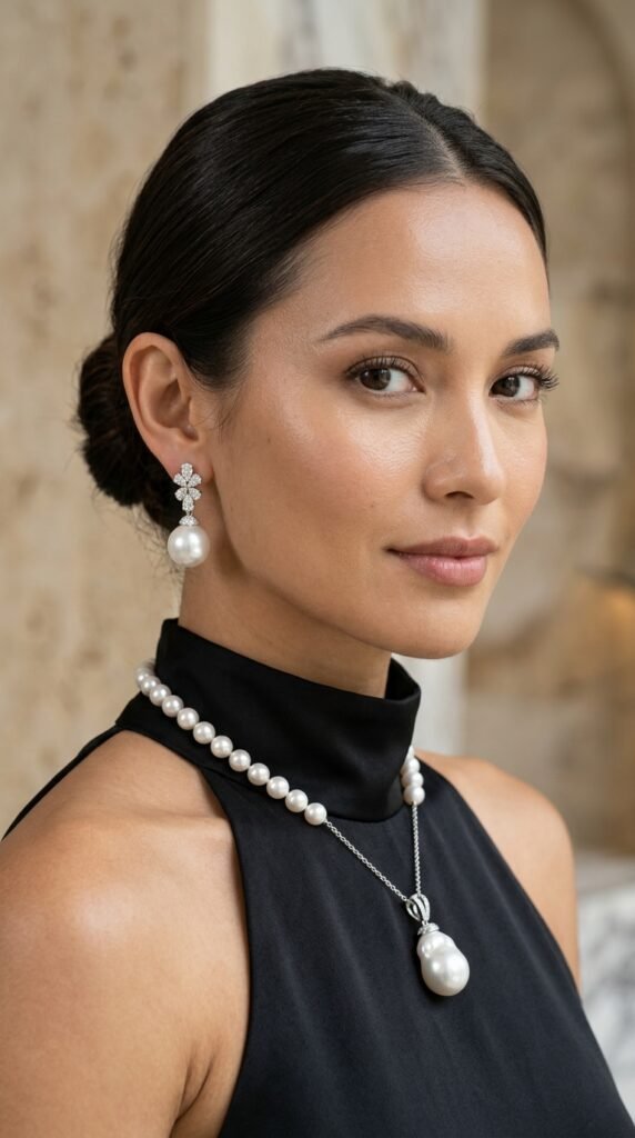 Woman_wearing_pearl_jewelry Woman_wearing_pearl_jewelry