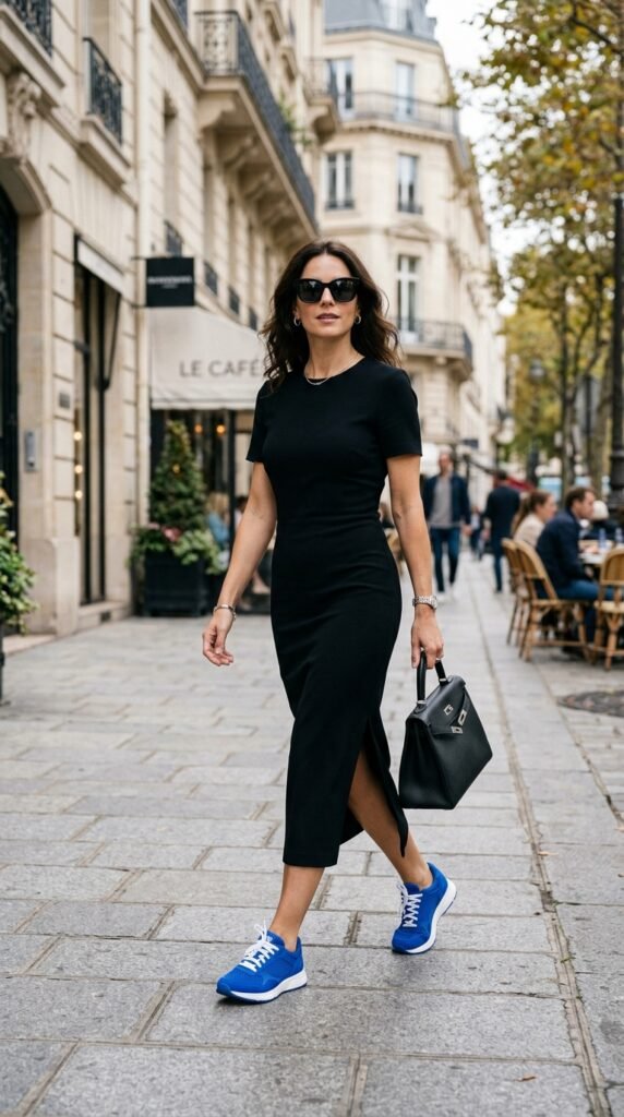 Woman_wearing_sneakers_and_dress Woman_wearing_sneakers_and_dress