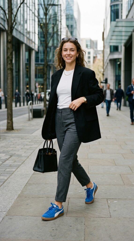 Woman_wearing_sneakers_and_trousers Woman_wearing_sneakers_and_trousers