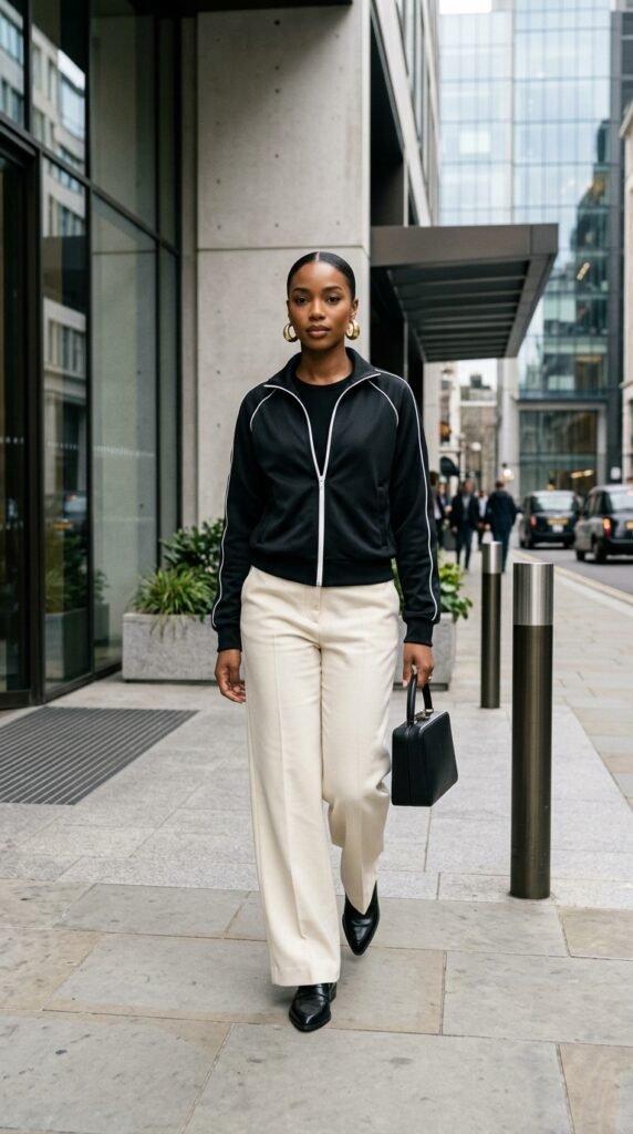 Woman_wearing_track_jacket_trousers_ Woman_wearing_track_jacket_trousers_