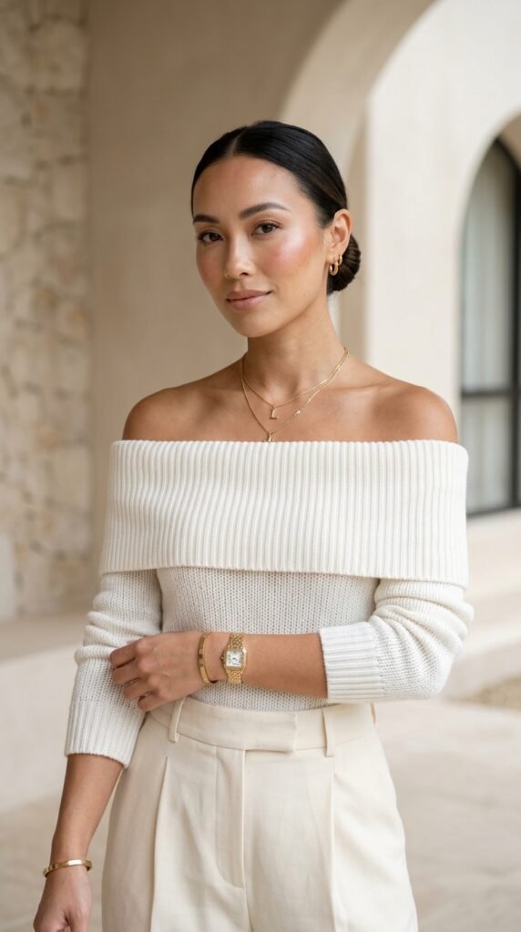 Woman_wearing_white_sweater_ Woman_wearing_white_sweater_