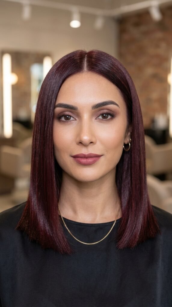 Woman_with_burgundy_bob_ Woman_with_burgundy_bob_