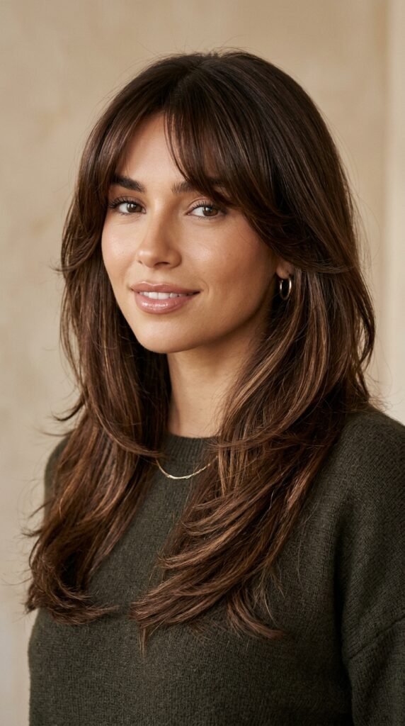 Woman_with_chocolate_brown_hair chocolate brown hair