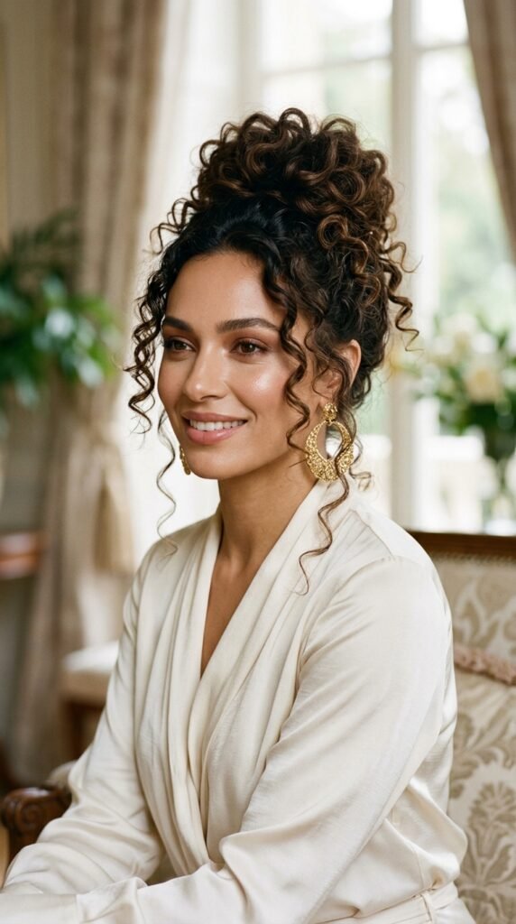 Woman_with_curly_topknot Woman_with_curly_topknot
