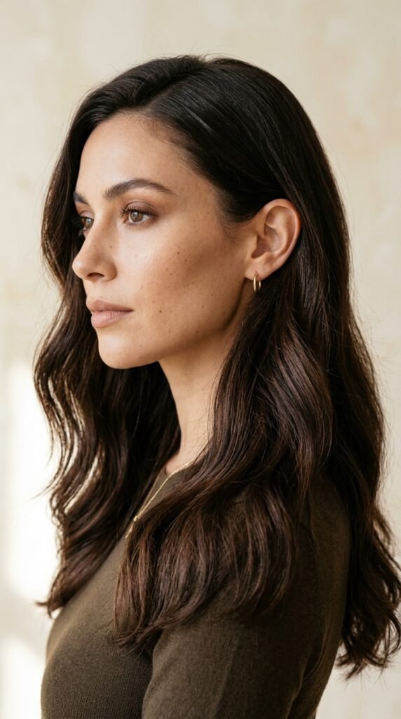 Deep_cocoa_brown_hair_portrait_ dark chocolate brown hair ideas