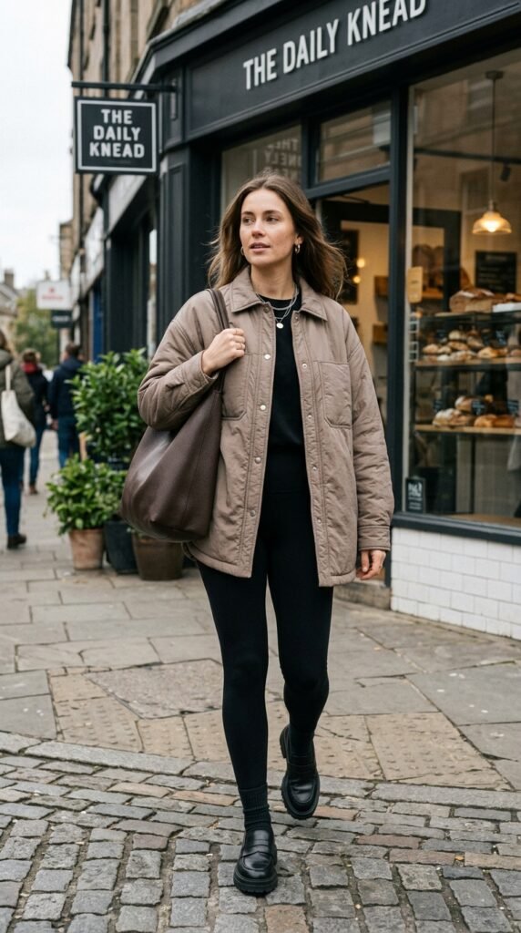 shacket_and_leggings Woman_wearing_shacket_and_leggings