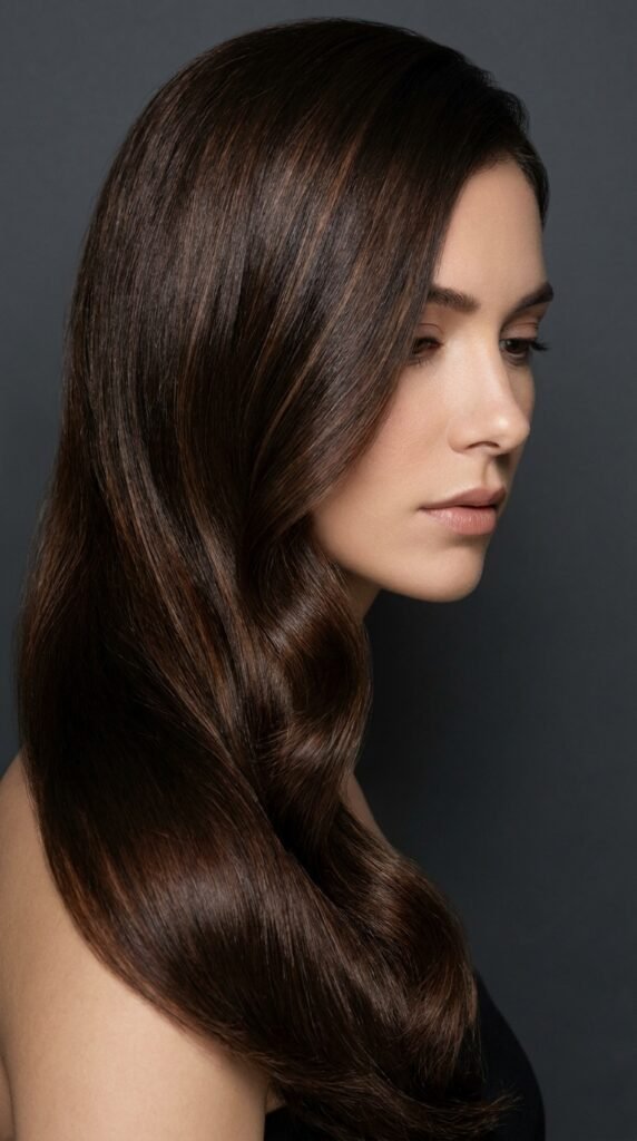 Woman_with_mocha_brown_hair mocha brown hair