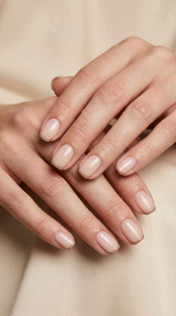 Soft_October_French_Tips_manicure october nail designs 2026