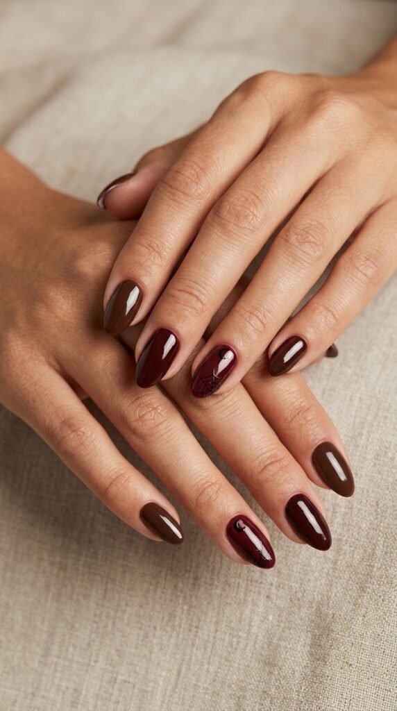 Subtle_Halloween_Accent_Nails october nail designs 2026