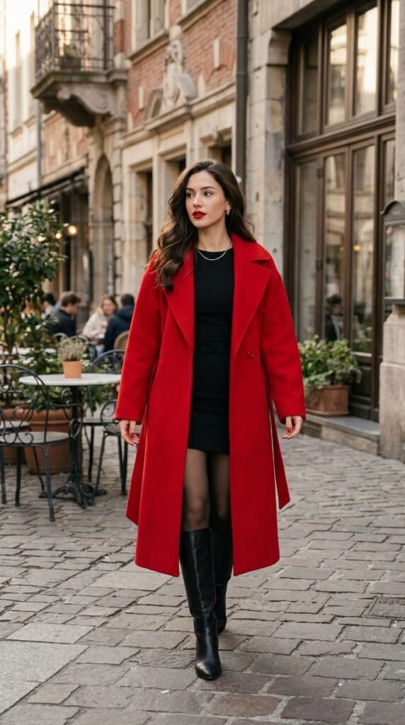 Woman_wearing_red_coat_ halloween outfit 2026